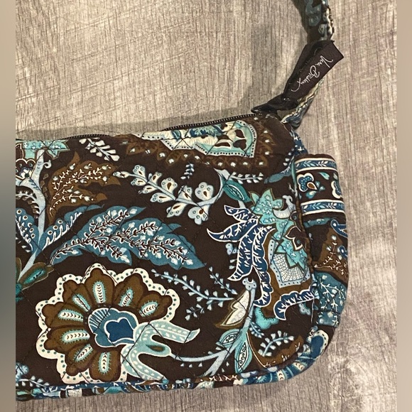 Vera Bradley Retired Pattern Java Blue Small Shoulder Bag - Picture 5 of 8